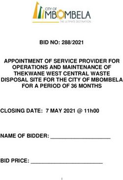 APPOINTMENT OF SERVICE PROVIDER FOR OPERATIONS AND MAINTENANCE OF THEKWANE WEST CENTRAL WASTE DISPOSAL SITE FOR THE CITY OF MBOMBELA FOR A PERIOD ...