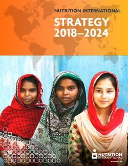 STRATEGY 2018-2024 NUTRITION INTERNATIONAL