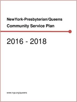 2016 2018 Community Service Plan - NewYork-Presbyterian/Queens - NYP.org