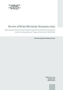 Review of Swiss Electricity Scenarios 2050