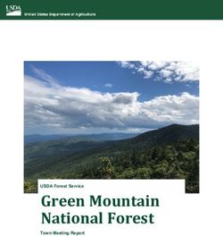 Green Mountain National Forest - USDA Forest Service Town Meeting Report