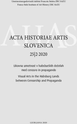 ACTA HISTORIAE ARTIS SLOVENICA - 25|2 2020