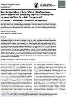 Does Consumption of Baker's Yeast (Saccharomyces cerevisiae) by Black Soldier Fly (Diptera: Stratiomyidae) Larvae Affect Their Fatty Acid Composition?