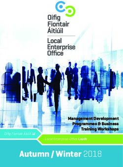 Autumn / Winter 2018 Management Development Programmes & Business Training Workshops - Local Enterprise Office