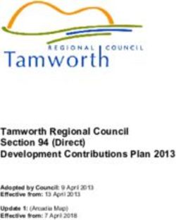 Tamworth Regional Council Section 94 (Direct) Development Contributions Plan 2013 - Adopted by Council: 9 April 2013 Effective from: 13 April 2013 ...