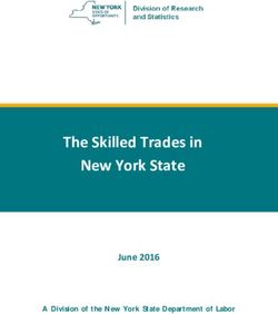 The Skilled Trades in New York State - June 2016 A Division of the N ew York State Department of Labor