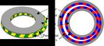 Cycloidal Magnetic Gear Combining Axial and Radial Topologies