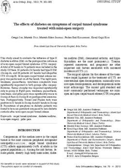 The effects of diabetes on symptoms of carpal tunnel syndrome treated with mini-open surgery