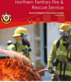 Northern Territory Fire & Rescue Service - Recruit Firefighter Information Booklet - PFES (NT)
