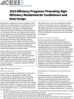 2019 Efficiency Programs: Promoting High-Efficiency Residential Air Conditioners and Heat Pumps - aceee