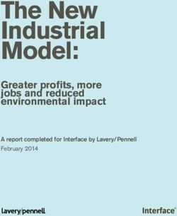 The New Industrial Model: Greater profits, more jobs and reduced environmental impact