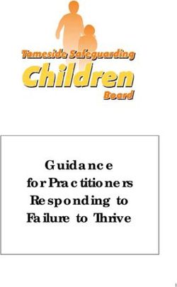 Guidance for Practitioners Responding to Failure to Thrive