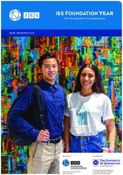 2020 PROSPECTUS - Foundation Year