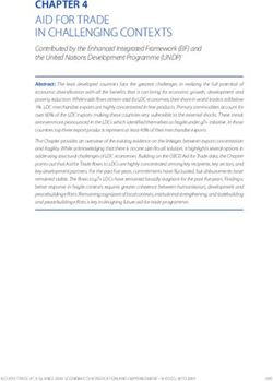 AID FOR TRADE IN CHALLENGING CONTEXTS - Contributed by the Enhanced Integrated Framework (EIF) and the United Nations Development Programme ...