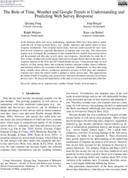 The Role of Time, Weather and Google Trends in Understanding and Predicting Web Survey Response