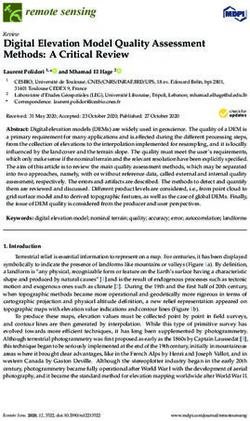 Digital Elevation Model Quality Assessment Methods: A Critical Review - MDPI