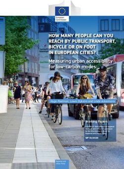 HOW MANY PEOPLE CAN YOU REACH BY PUBLIC TRANSPORT, BICYCLE OR ON FOOT IN EUROPEAN CITIES?