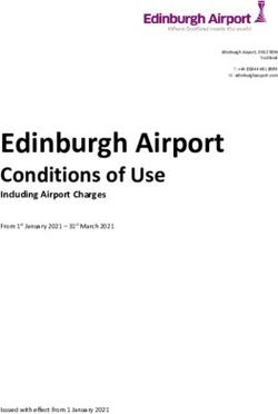 Edinburgh Airport Conditions of Use - Including Airport Charges - Amazon AWS