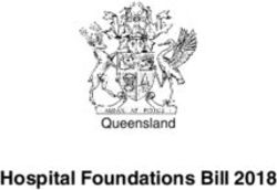 Hospital Foundations Bill 2018 - Queensland - Queensland Parliament