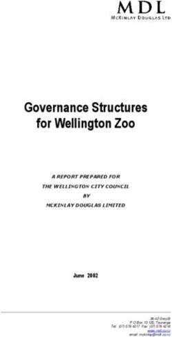 Governance Structures for Wellington Zoo - June 2002