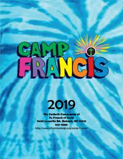 2019 The Catholic Community of St. Francis of Assisi 11401 Leesville Rd. Raleigh, NC 27613 847-8205 - St. Francis of Assisi Raleigh