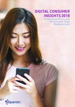 DIGITAL CONSUMER INSIGHTS 2018 - Convenience, Privacy and the Consumer Fraud Response Cycle - Experian