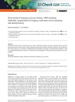 First record of Gypogyna forceps Simon, 1900 (Araneae, Salticidae, Scopocirini) in Uruguay, with notes on its taxonomy and natural history - Check ...