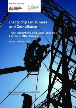 Electricity Consumers and Compliance - Trust, Reciprocity, and Socio-economic Factors in Uttar Pradesh - Council on Energy ...