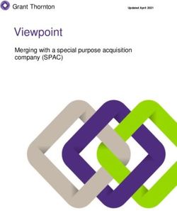 VIEWPOINT MERGING WITH A SPECIAL PURPOSE ACQUISITION COMPANY (SPAC) - GRANTTHORNTON UPDATEDAPRIL2021 - GRANT ...