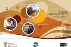 2018/19-2020/21 ANNUAL PERFORMANCE PLAN - Department of ...