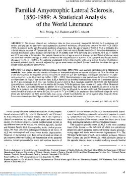 Familial Amyotrophic Lateral Sclerosis, 1850-1989: A Statistical Analysis of the World Literature