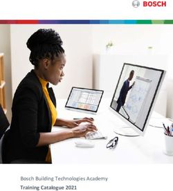 Bosch Building Technologies Academy Training Catalogue 2021