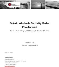 Ontario Wholesale Electricity Market Price Forecast