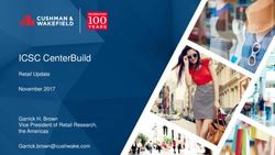 ICSC CenterBuild Retail Update November 2017 Garrick H. Brown Vice President of Retail Research, the Americas