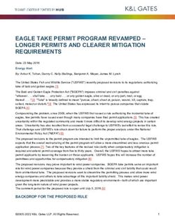 EAGLE TAKE PERMIT PROGRAM REVAMPED - LONGER PERMITS AND CLEARER ...