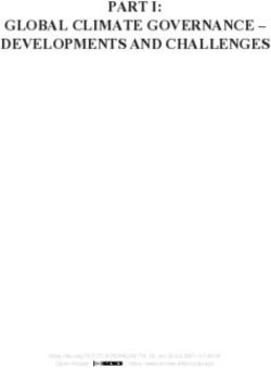 PART I: GLOBAL CLIMATE GOVERNANCE - DEVELOPMENTS AND CHALLENGES - Nomos eLibrary