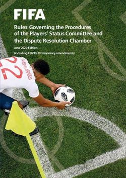 Rules Governing the Procedures of the Players' Status Committee and the Dispute Resolution Chamber - FIFA.com