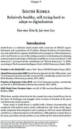 South Korea Relatively healthy, still trying hard to adapt to digitalisation