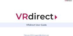 VRdirect User Guide February 2021