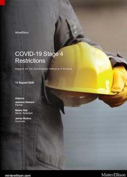 COVID-19 Stage 4 Restrictions - minterellison.com - Minter Ellison