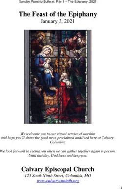 The Feast of the Epiphany - January 3, 2021 - Calvary Episcopal Church