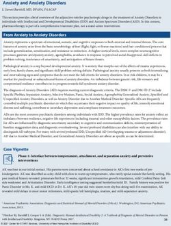Anxiety and Anxiety Disorders - L. Jarrett Barnhill, MD, DFAPA, FAACAP - Center for START Services