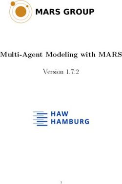 Multi-Agent Modeling with MARS - Version 1.7.2 - MARS Group
