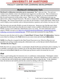 Blackboard's Collaboration Tools
