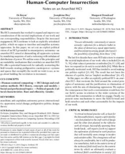 Human-Computer Insurrection - Notes on an Anarchist HCI - Oliver Keyes