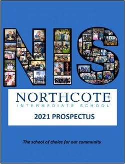 2021 PROSPECTUS The school of choice for our community - Northcote Intermediate School