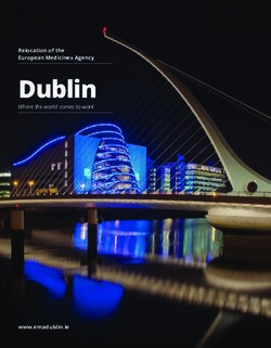 Dublin Relocation of the European Medicines Agency - Where the world comes to work