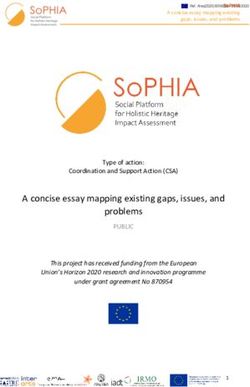 A CONCISE ESSAY MAPPING EXISTING GAPS, ISSUES, AND PROBLEMS - SOPHIA