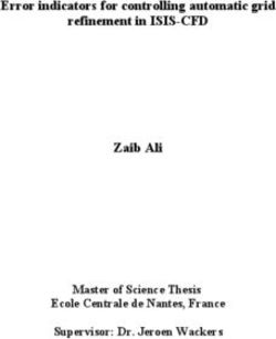Error indicators for controlling automatic grid refinement in ISIS-CFD Zaib Ali - Master of Science Thesis Ecole Centrale de Nantes, France ...