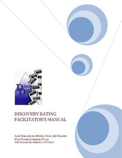 DISCOVERY DATING FACILITATOR'S MANUAL